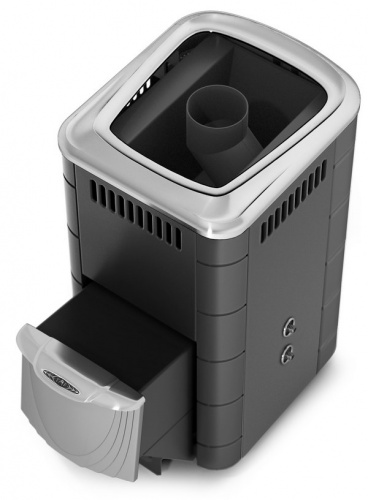 Печь банная Тунгуска 2017 Inox антрацит ДН ТО (ТМФ)