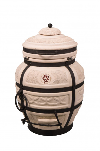 1.Тандыр Охотник 2.0 с откидной крышкой (в комплекте с шампурами)