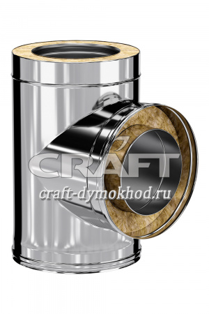 КРАФТ сэндвич-тройник 90° (316/0,8/304/0,5) Ф200х300 Стандарт-50